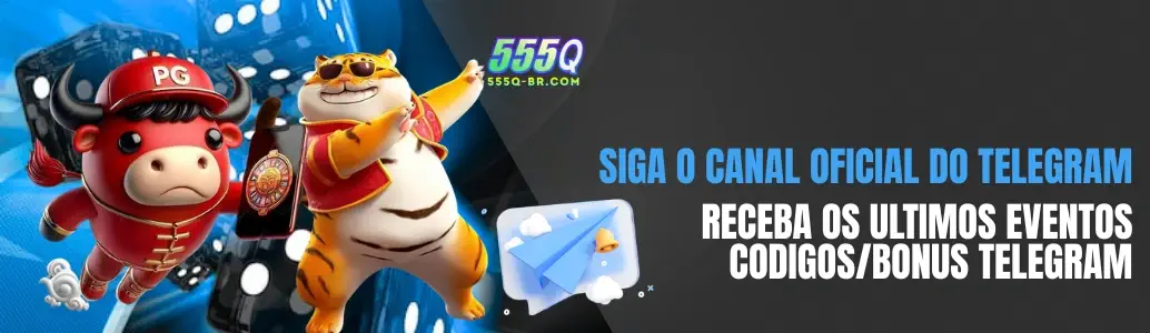 Banner de promoções do 555Q cassino com bônus de boas-vindas e ofertas especiais